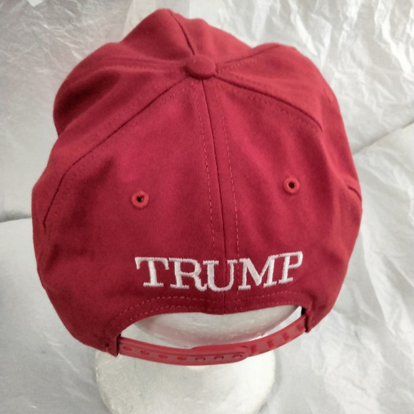 Official Trump USA Hat Cap Red CaliFame 45 Snapback made in USA - Picture 13 of 13